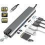 USB C to HDTV 8-Ports Multifunction Adapter