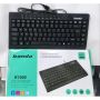 BANDA - K1000 - Mini Multimedia Stylish Ultra Thin Notebook Wired Keyboard