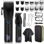 Suttik Professional Hair Clipper and Trimmer Set, Barber Clippers Set for Men Professional Kit