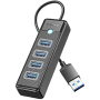ORICO PW4U-U3 4-Ports High-Speed Mini Splitter USB 3.0 5Gbps HUB