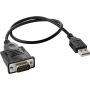 USB To Serial Port RS232 Converter Cable - Black