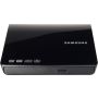 SAMSUNG Slim Portable External DVD Writer USB (8X DVD / 24x CD) Black SE-208DB