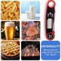 Meat Thermometer Instant Read, Digital Food Thermometer with Backlight and Calibration