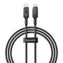 Baseus Unbreakable Series Fast Charging Data Cable Type-C to Type-C 100W 1M – Black
