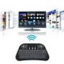 I10 Mini Wireless + Bluetooth 7 Color Backlit Light 2.4Ghz Air Mouse With Touchpad