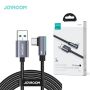 JOYROOM S-AC027A17 Smooth Game Series 3A USB-A to Type-C Right Angle Fast Charging Data Cable 1.2M