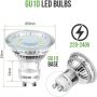Lepro LE 4W GU10 LED Light Bulbs 10 Pack | PR200060-DW-EU-10
