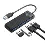 Orico USB Hub 3.0 4 Ports PAPW4A-U3-015-BK-EP