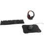 Intempo Quest Gaming Keyboard Mouse Headphone Mat 4 in 1 Complete Gaming Set