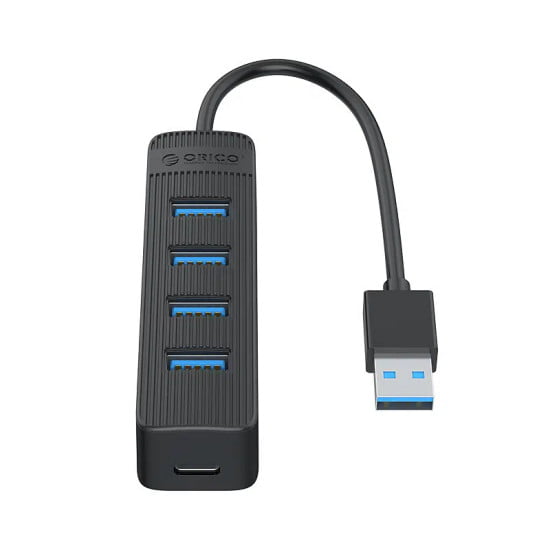 ORICO USB 3.0 hub with 4 USB-A ports - additional USB-C power supply-448