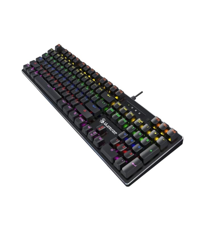 A4tech Bloody B760 Neon Optical-Mechanical Full Light Strike Gaming Keyboard (Green Switch) (2) A4tech Bloody B760 Neon Optical-Mechanical Full Light Strike Gaming Keyboard (Green Switch)