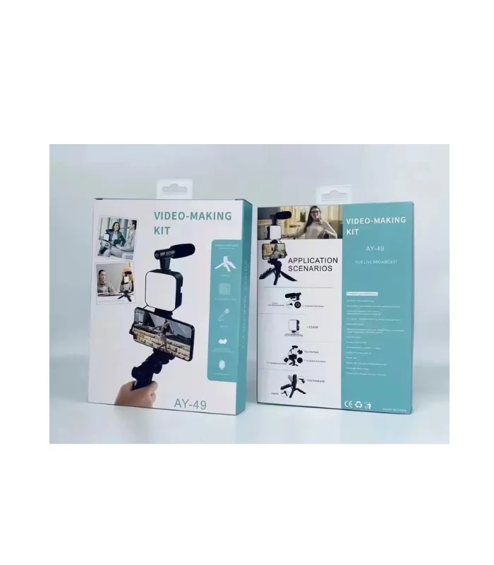 AY-49 Video-Making Kit Vlogging Tripod