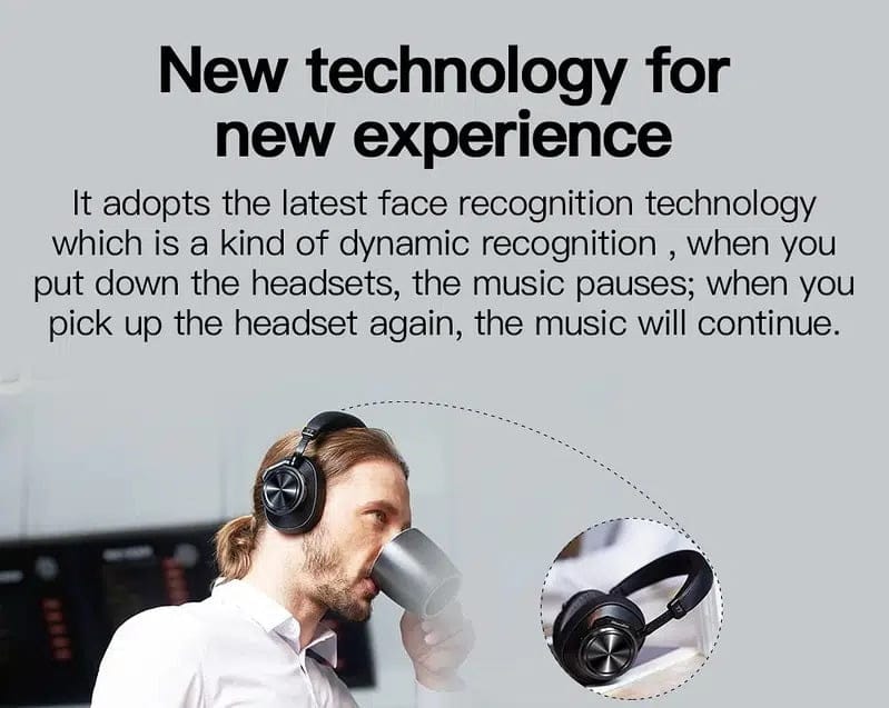 BLUEDIO T7+ HEADPHONE BLUETOOTH USER-DEFINED ACTIVE NOISE CANCELLING