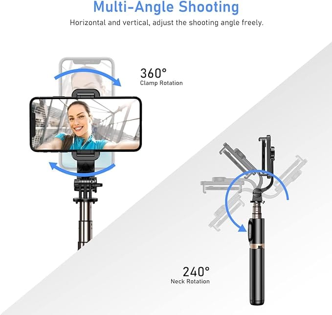 Blukar Selfie Stick, 4 in 1