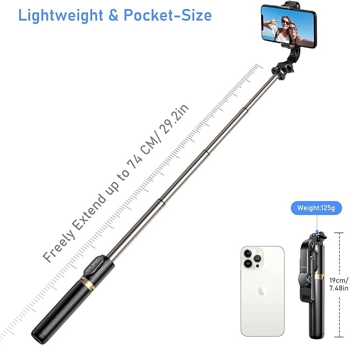 Blukar Selfie Stick, 4 in 1