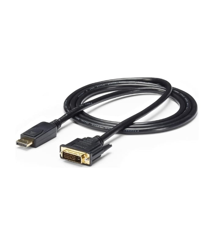 DisplayPort to DVI Cable Branded 1.8M
