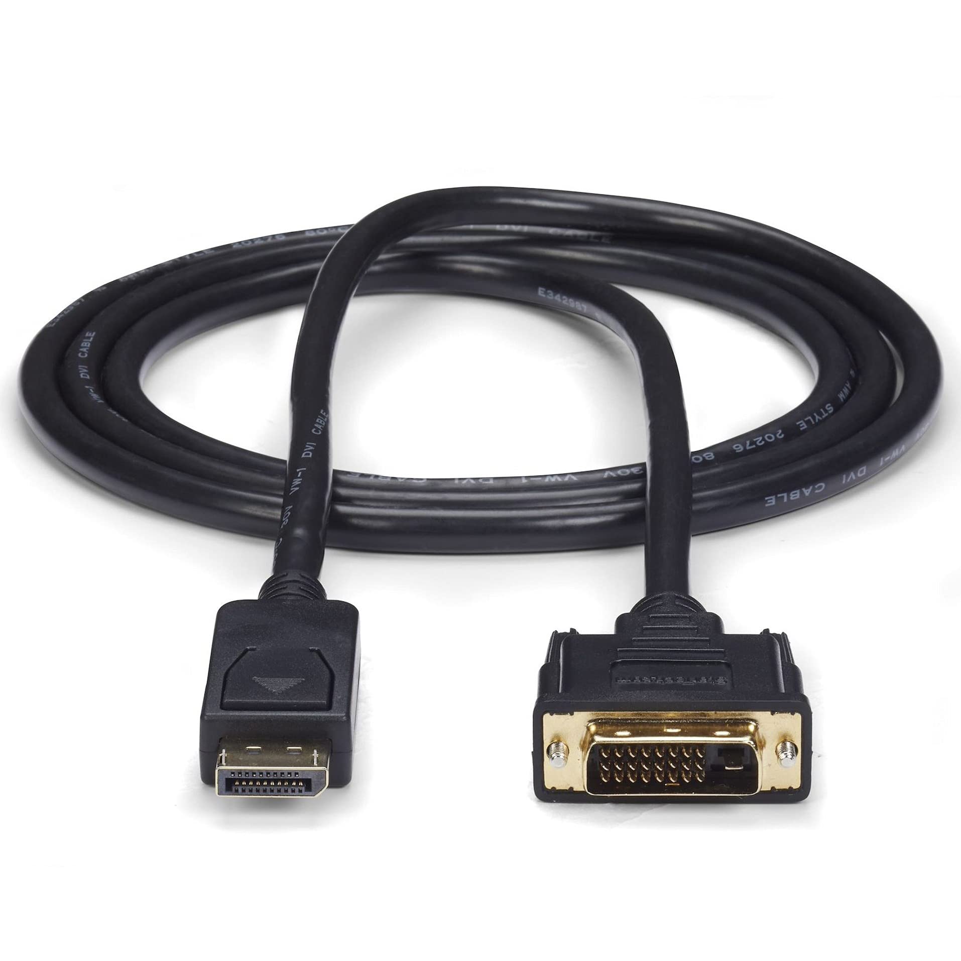 DisplayPort to DVI Cable Branded 1.8M