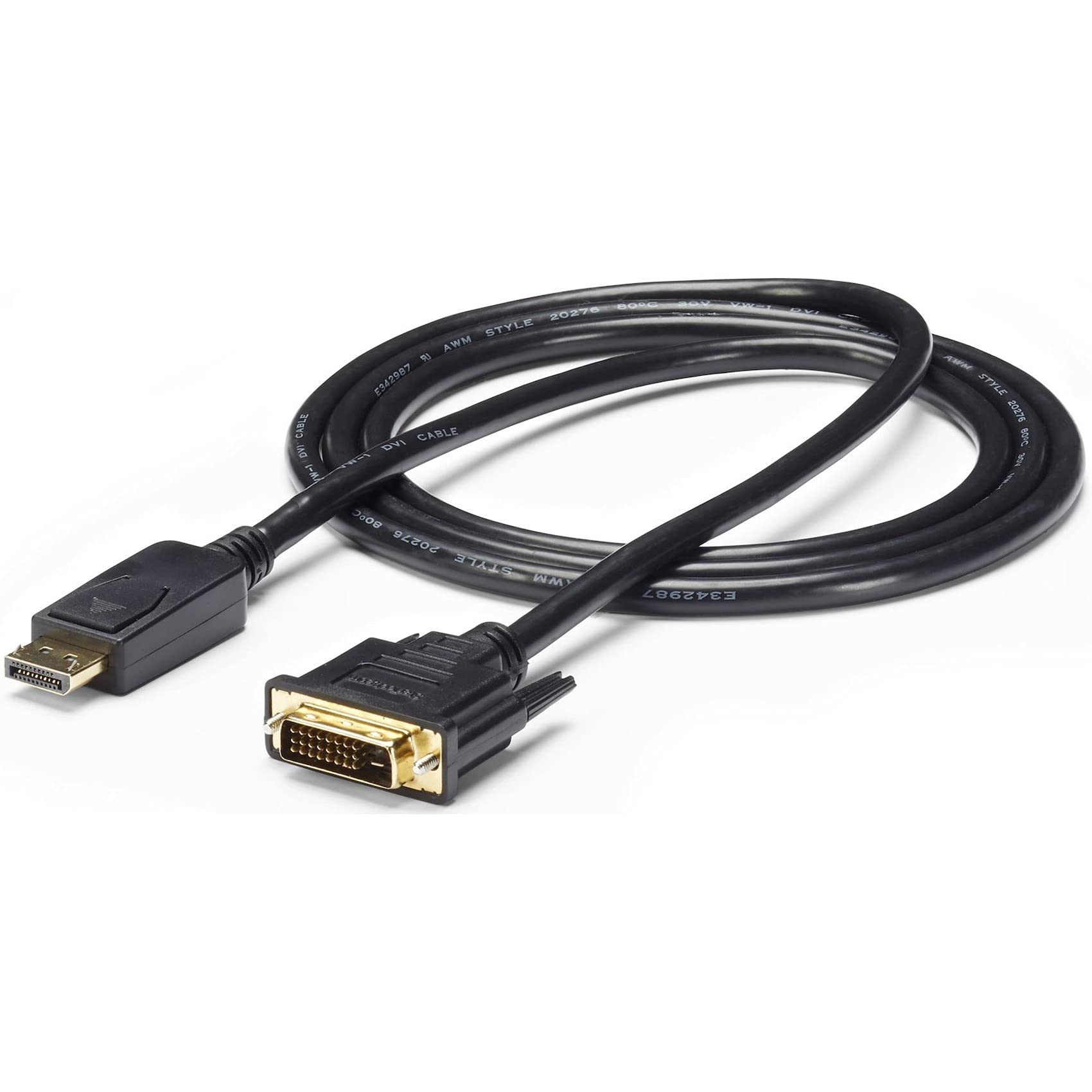 DisplayPort to DVI Cable Branded 1.8M