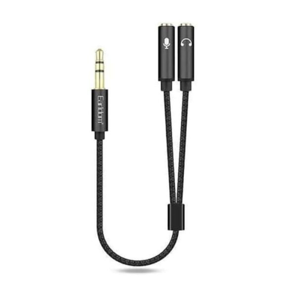 Earldom AUX 202 Mic+ Earphone Splitter