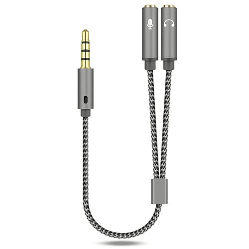 Earldom AUX 202 Mic+ Earphone Splitter