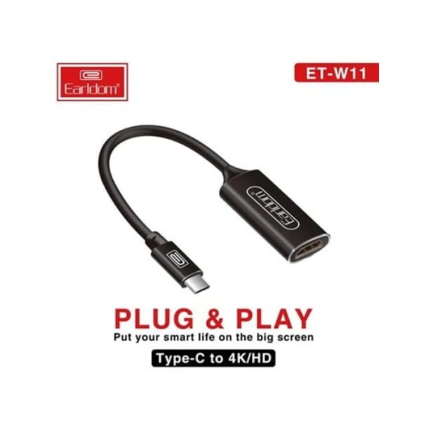 Earldom ET-W11 Type-C To HDMI Adapter 4K