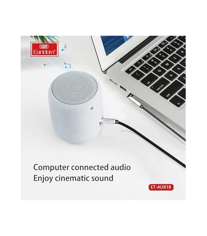 Earldom et-aux18 stereo aux cable - Black (2) Earldom et-aux18 stereo aux cable - Black