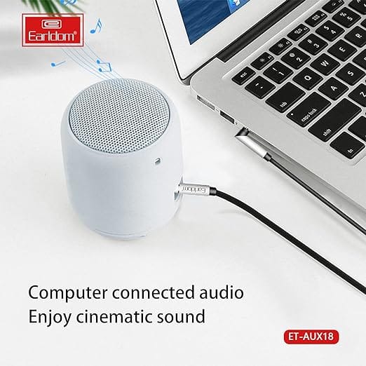 Earldom et-aux18 stereo aux cable - Black