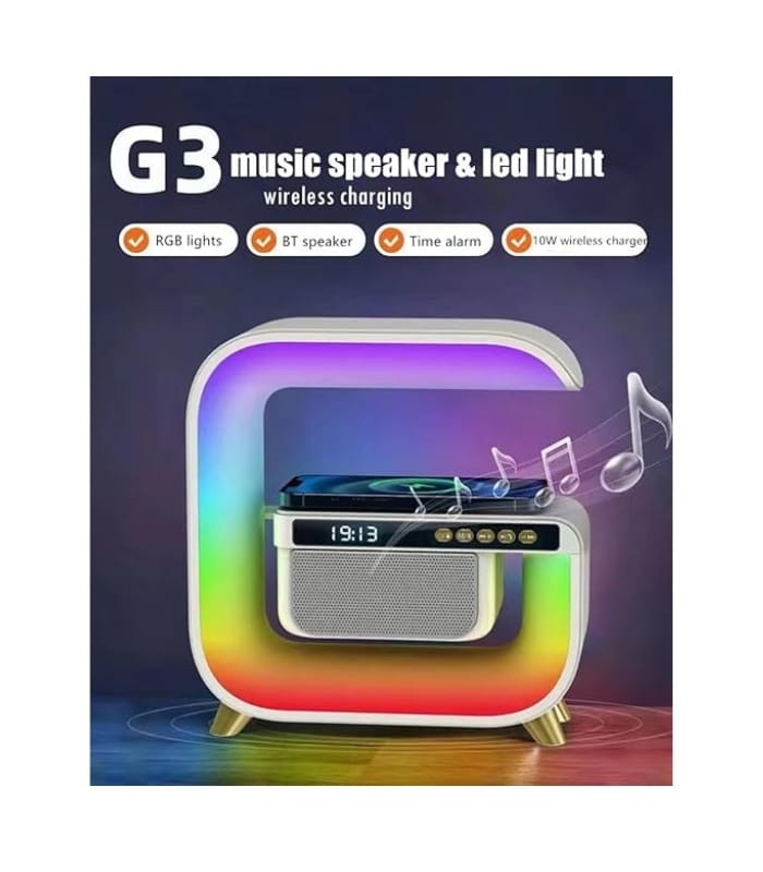 G shape LED WIRELESS CHARGING G3 SPEAKER