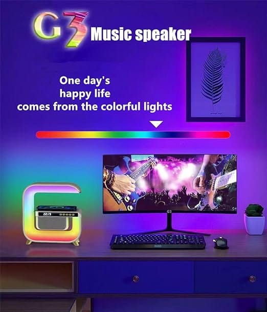 G shape LED WIRELESS CHARGING G3 SPEAKER
