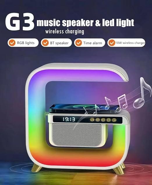 G shape LED WIRELESS CHARGING G3 SPEAKER
