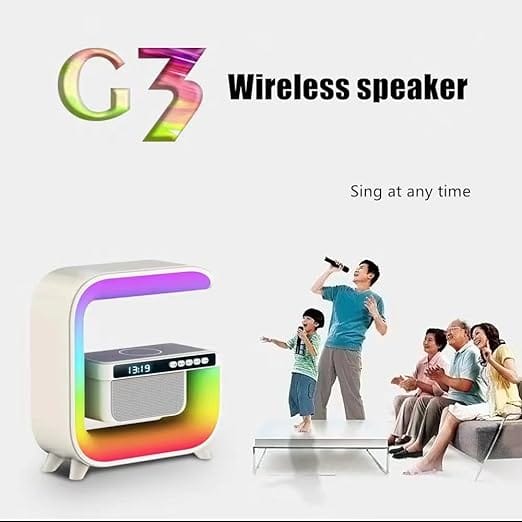 G shape LED WIRELESS CHARGING G3 SPEAKER
