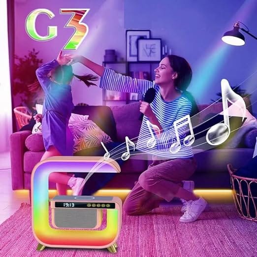 G shape LED WIRELESS CHARGING G3 SPEAKER