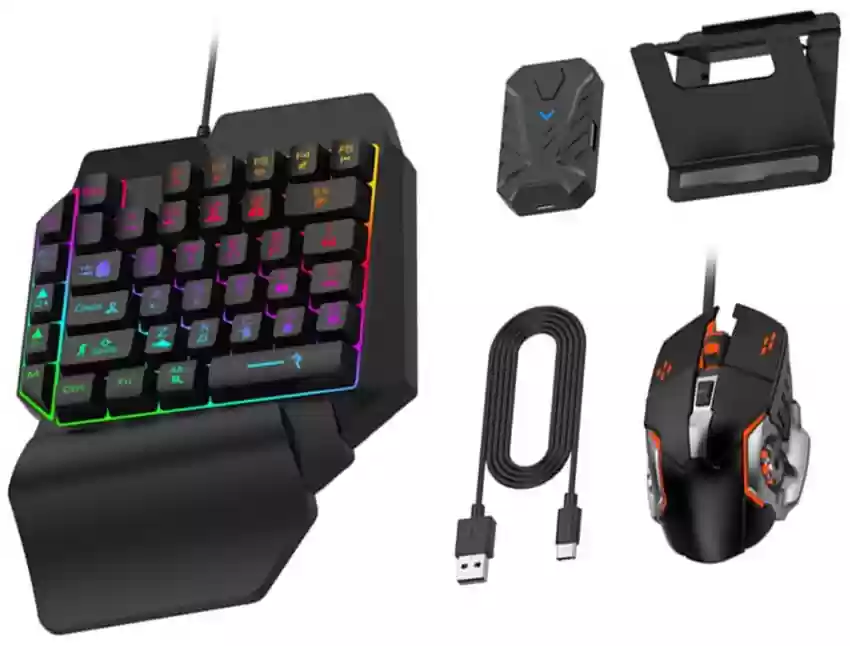 GAMING WIRELESS BLUETOOTH 5 IN 1 COMBO KEYBOARD AND MOUSE