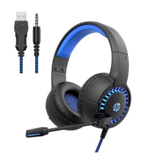 HP DHE-8011 Wired Gaming Headset With Mic – Black
