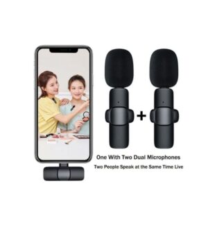 K9 Wireless Collar Mic iPhone-Android & Type C Supported Wireless Microphone
