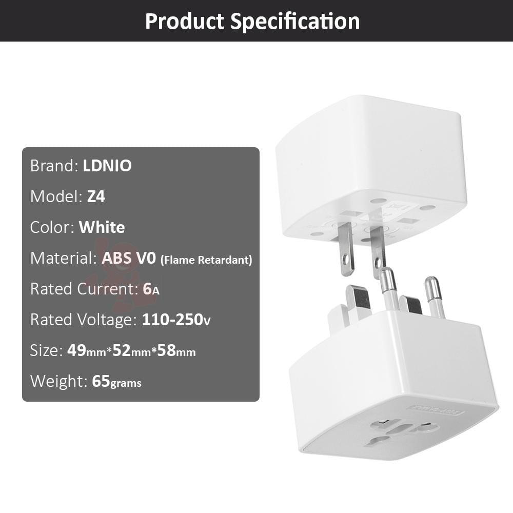 LDNIO UNIVERSAL PLUG Z4
