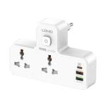 Ldnio SC2311 20W 3-Port USB Charger Extension Power Strip