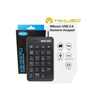 MIKUSO KB-047U 23 Keys Slim Wired USB Number Pad for Office
