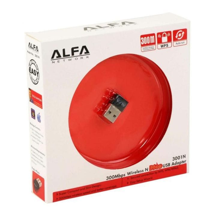 MINI ALFA 300MBPS WIRELESS USB ADAPTER 802.11 N WLAN
