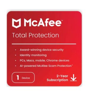 McAfee Total Protection 2022 - 1 Device, 2.5 Year - Antivirus Internet