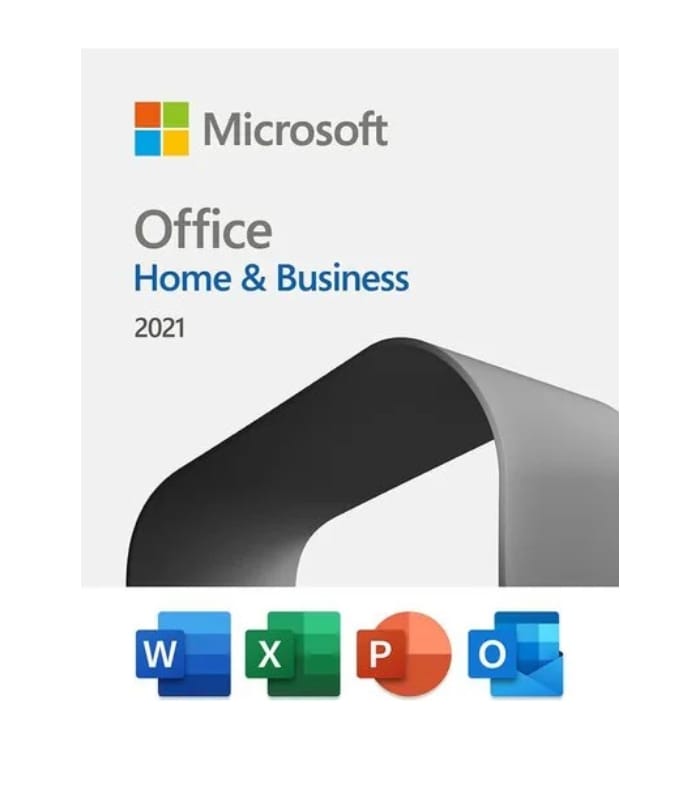 Microsoft Office 2021 Home and Business| Box and Card