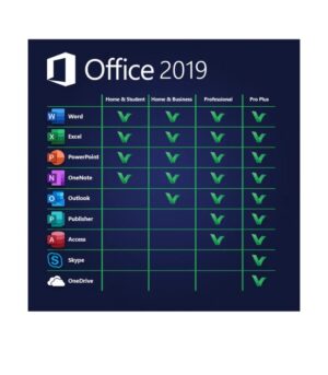 Microsoft Office Home & Business 2019 DVD Pack 1 User Life Time