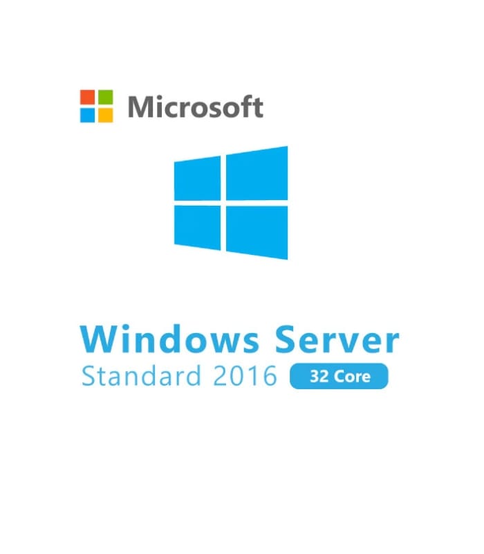 Microsoft Windows Server 2016 Standard – 16 core