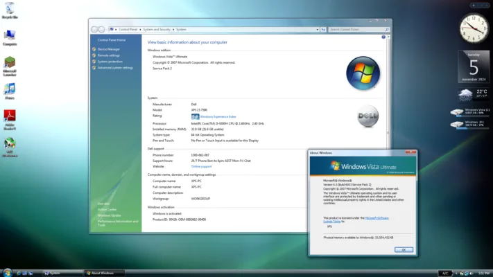 Microsoft Windows Vista Ultimate Lifetime License Key
