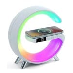Smart LED Wireless charging G Alarm Clock Rechargeable Speaker 3401
