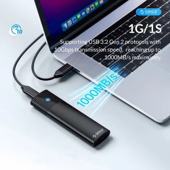 ORICO PWM2-G2 SSD M2 NVME HARD DRIVE ENCLOURE