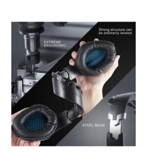 Onikuma k1B Pro Blue Headphone