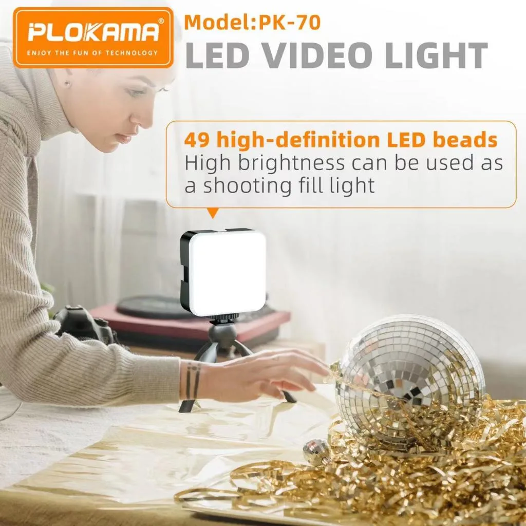 PLOKAMA LED VIDEO LIGHT PK70