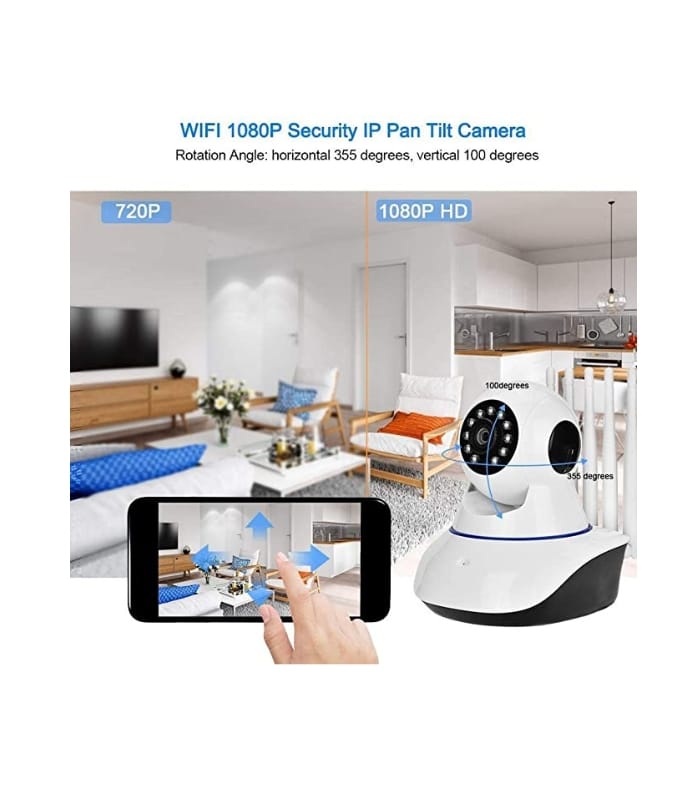 Pix-Link 5 Antenna IPC App New Color Night Vision Camera 2MP 1080p
