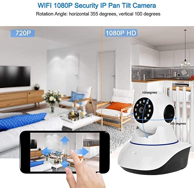 Pix-Link 5 Antenna IPC App New Color Night Vision Camera 2MP 1080p